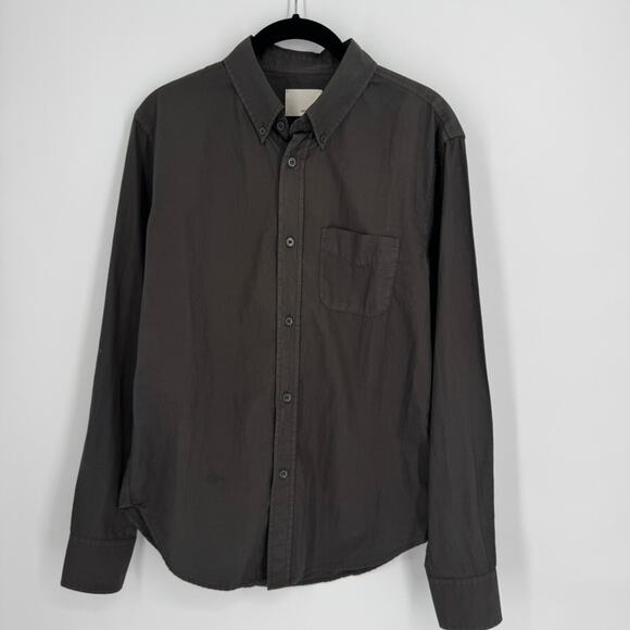 BAND OF OUTSIDERS Shirt Mens Small Cotton Button Down Long Sleeve Gray USA - Picture 1 of 6